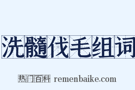 洗髓伐毛组词是什么意思的图片